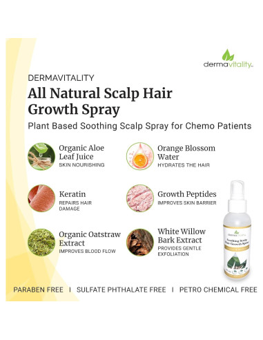 Spray Crecimiento Cabello UltimateVitality 113g Alivia Cuero Cabelludo