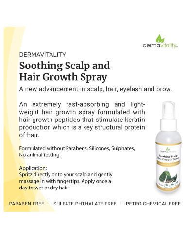 Spray Crecimiento Cabello UltimateVitality 113g Alivia Cuero Cabelludo