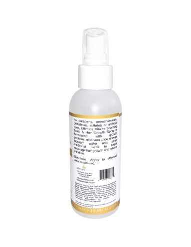 Spray Crecimiento Cabello UltimateVitality 113g Alivia Cuero Cabelludo