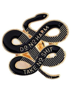 Broche Bohemio Serpiente Janedream Oro 3.1x3.1cm