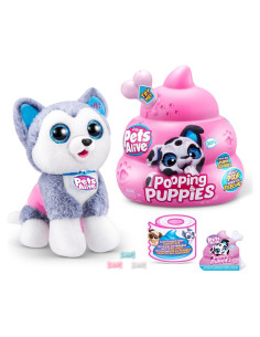 Cachorro que Hace Popó ZURU Husky Interactivo 26.9 cm