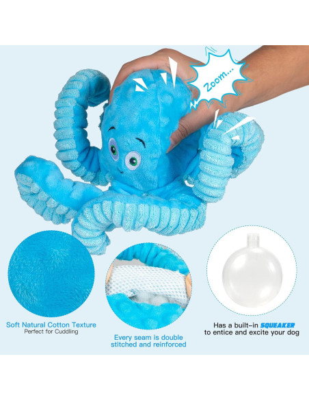 Juguete para Perros Pubialo Pulpo Interactivo 24x24 cm