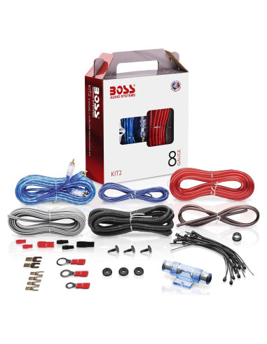Kit de Instalación Amplificador BOSS Audio KIT2 8 Gauge