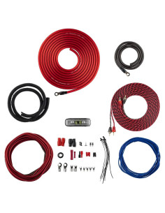 Kit de Cableado para Amplificador DS18 AK4 1200W 4 Gauge