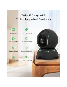 Cámara de Seguridad Domo YYSY 1080P con Audio Bidireccional 2