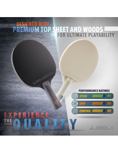 Juego de Palas de Ping Pong JOOLA Blizzard y Blackout