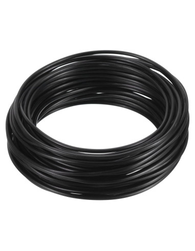 PATIKIL Alambre de Bonsai 2.5mm x 10m Negro Anodizado
