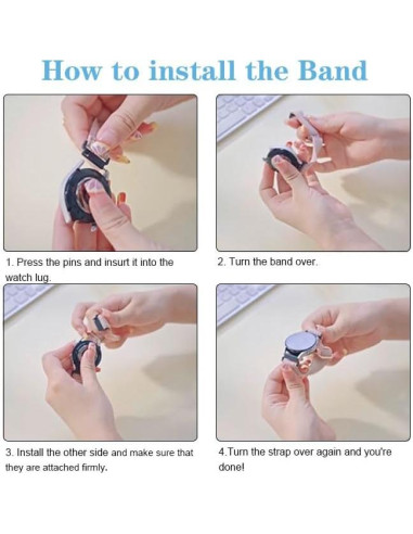 Bandas de Reloj Inteligente ID208 Plus IDW28 - Paquete de 3