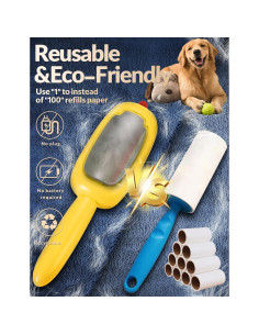 Removedor de Pelusa Reutilizable Roses Selection Amarillo 2