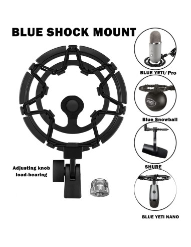 Brazo de micrófono Blue Yeti con soporte y filtro anti-pop