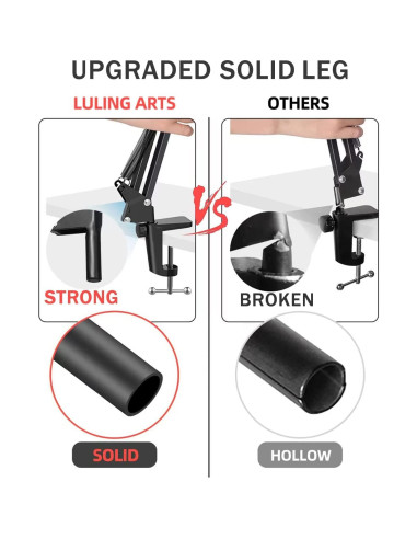 Brazo de micrófono Blue Yeti con soporte y filtro anti-pop