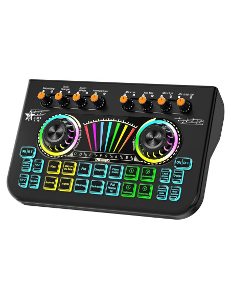 Mezclador de Audio X3 para Streaming y Podcasting