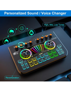 Mezclador de Audio X3 para Streaming y Podcasting 2