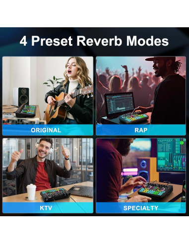 Mezclador de Audio X3 para Streaming y Podcasting