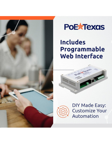 Controlador de Relé PoE 8 Canales Poe Texas - Fácil Programación