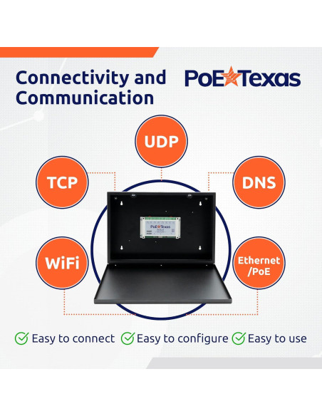 Controlador de Relé PoE 8 Canales Poe Texas - Fácil Programación