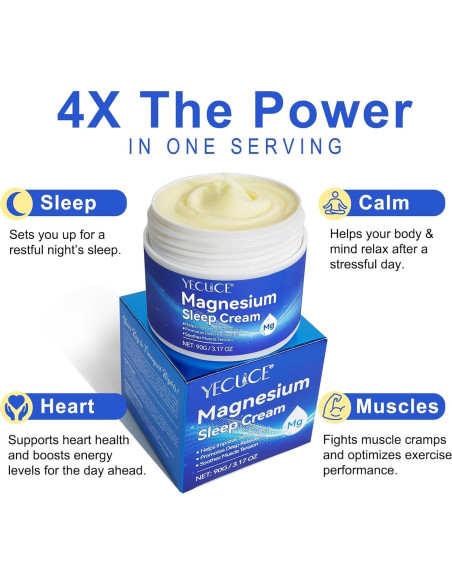 Crema de Magnesio ReliCo 93.5 ml - Loción Natural para Dolor Muscular Crema de Magnesio ReliCo 93.5 ml - Loción Natural para Dolor Muscular