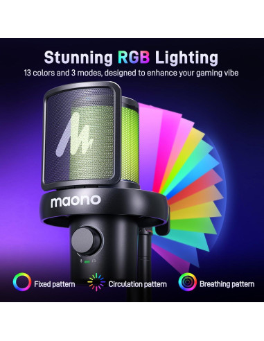 Micrófono Inalámbrico MAONO DM40 USB para PC y Juegos