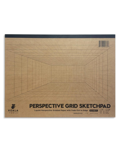 Bloc de Dibujo de Perspectiva Koala Tools 22.86x30.48 cm