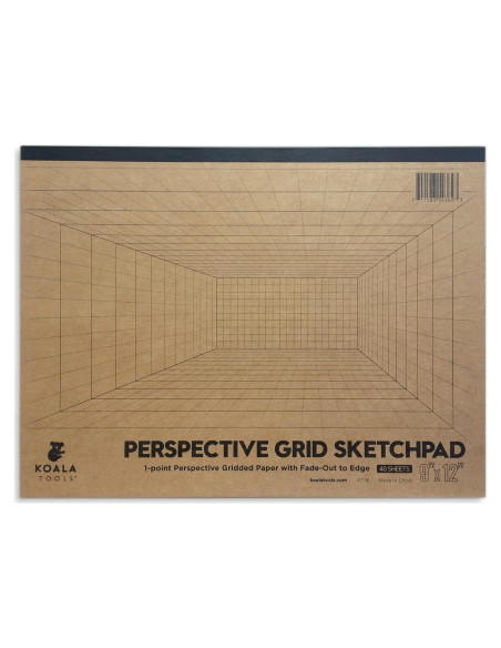 Bloc de Dibujo de Perspectiva Koala Tools 22.86x30.48 cm