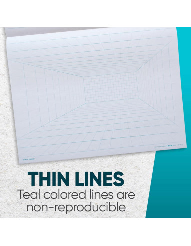 Bloc de Dibujo de Perspectiva Koala Tools 22.86x30.48 cm