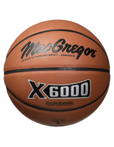 Balón de Baloncesto MacGregor X6000 Tamaño 7 Oficial