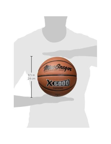 Balón de Baloncesto MacGregor X6000 Tamaño 7 Oficial