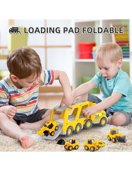 Camión de Construcción Veslier 5 en 1 para Niños 1-6 Años Camión de Construcción Veslier 5 en 1 para Niños 1-6 Años