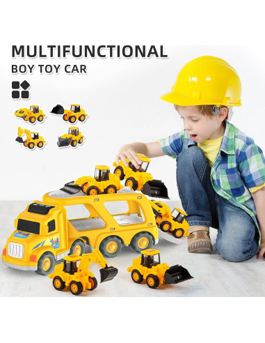 Camión de Construcción Veslier 5 en 1 para Niños 1-6 Años