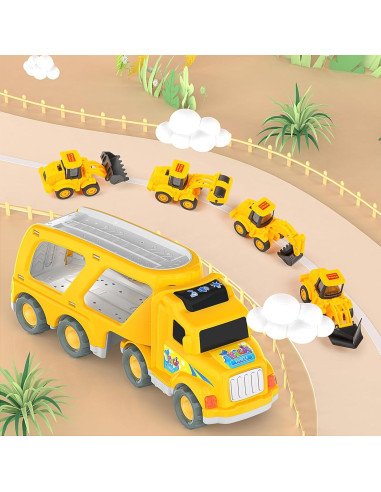 Camión de Construcción Veslier 5 en 1 para Niños 1-6 Años