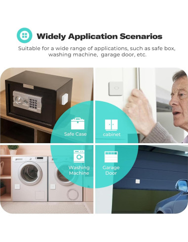 Sensor de Vibración Zigbee Third Reality 110dB Ajustable