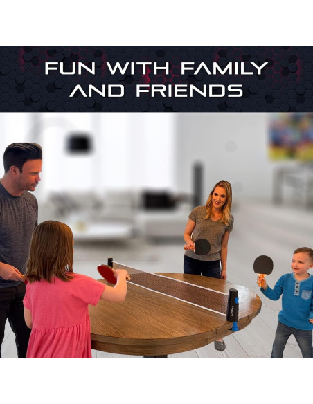 Red de Ping Pong Retráctil T2Spin - Portátil y Ajustable