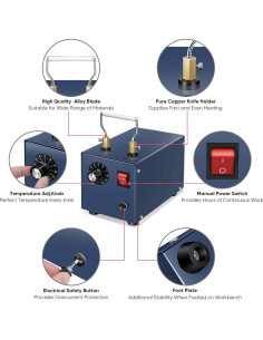 Cortador Eléctrico ROMECH RM-025 120W para Tela y Cuerda 2