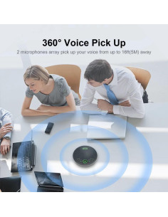 Altavoz de Conferencia Tenveo TEVO-M3B Bluetooth USB 360 2