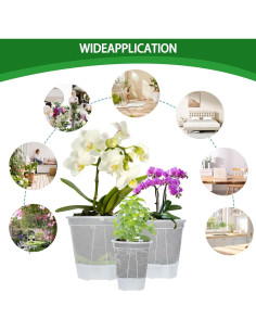 Juego de macetas autorriego Cdd's Path 6 piezas 12,7-17,8 cm 2