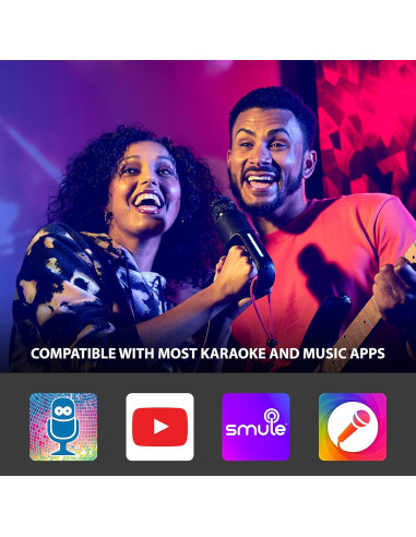 Micrófono de Karaoke Portátil Singing Machine SMM575 Bluetooth