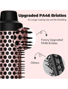 Cepillo Térmico Farery 3,81 cm Ajustable Sin Ruido 2