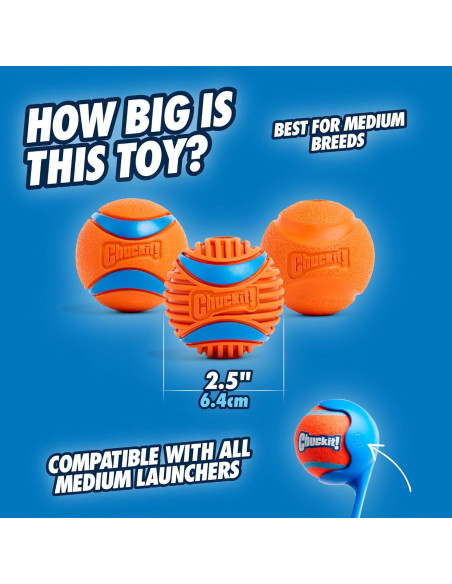 Pelotas Chuckit! Medley Fetch - Set de 3 para Perros