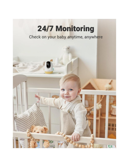 Cámara de Seguridad Interior MUBVIEW 2K WiFi 5G Pan-Tilt