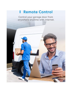 Control Remoto de Puerta de Garaje Inteligente Meross MSG100 2
