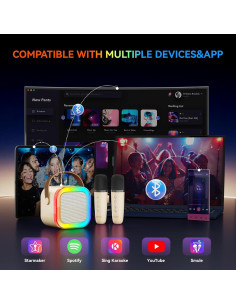 Máquina de Karaoke Peski K-51 Mini Bluetooth 0.52 kg 2