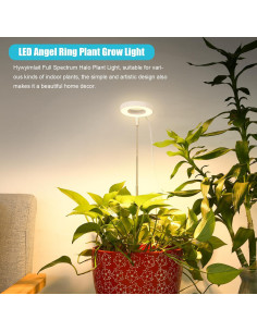 Luz de Crecimiento LED Hywyimlait 48 LEDs Espectro Completo 2