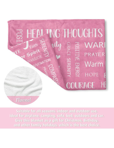 Manta Suave Afterprints 0.60 kg Rosa 130x150 cm Inspiracional