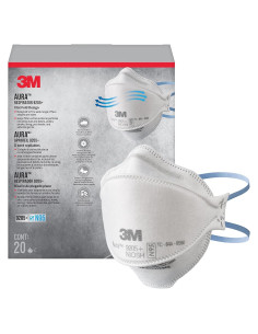 Respirador Particulado N95 3M Aura 9205+ Plegable 20 Unidades