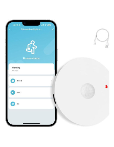 Sensor de Movimiento WiFi IHSENO Yuan Miton 6.1m Infrarrojo