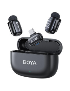 Micrófono Lavalier Inalámbrico BOYA Mini 30H Batería USB-C