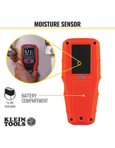 Klein Tools ET140 Medidor de Humedad Sin Punzón 1,91 cm