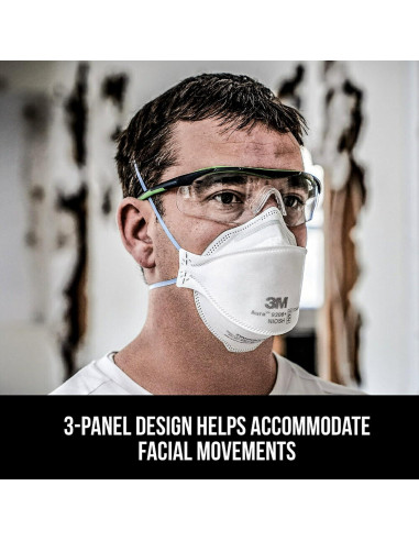 Respirador Particulado N95 3M Aura 9205+ Plegable 20 Unidades