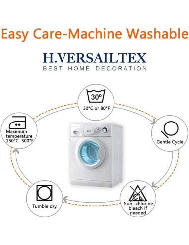 Fundas de Silla de Comedor H.VERSAILTEX Terciopelo Negro