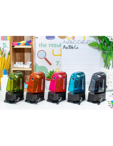 Afilador de lápices Bostitch MPS2-BLK, montaje 2 en 1
